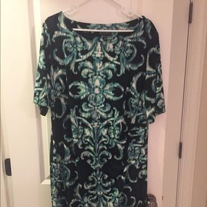 Plus size midi dress